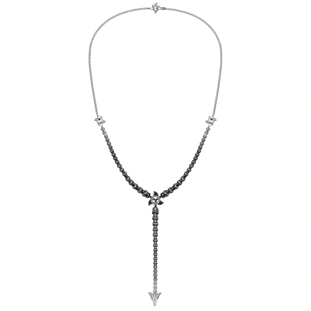 The Fabergé x Game of Thrones White Gold and Black Rhodium Diamond Flame Egg Transformable Pendant | Fabergé