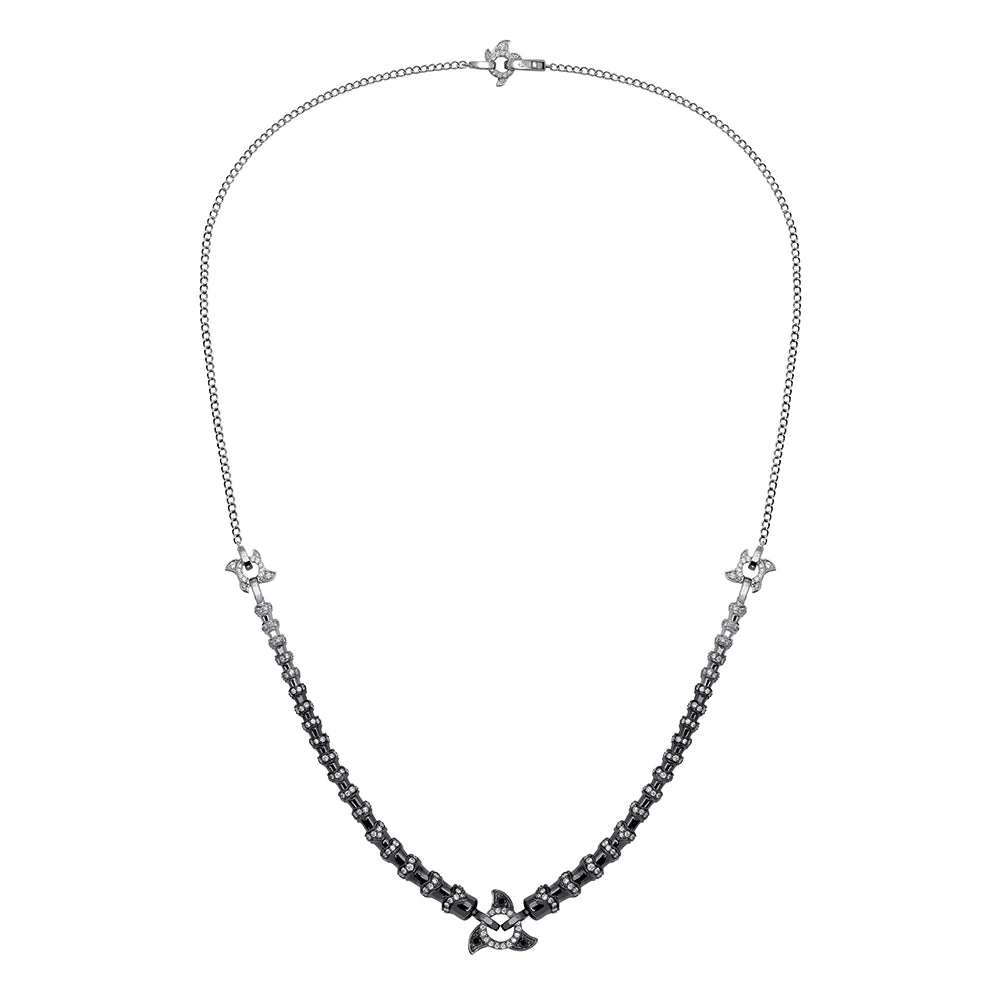The Fabergé x Game of Thrones White Gold and Black Rhodium Diamond Flame Egg Transformable Pendant | Fabergé