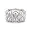 Treillage Brushed White Gold & Diamond Set Grand Ring | Fabergé