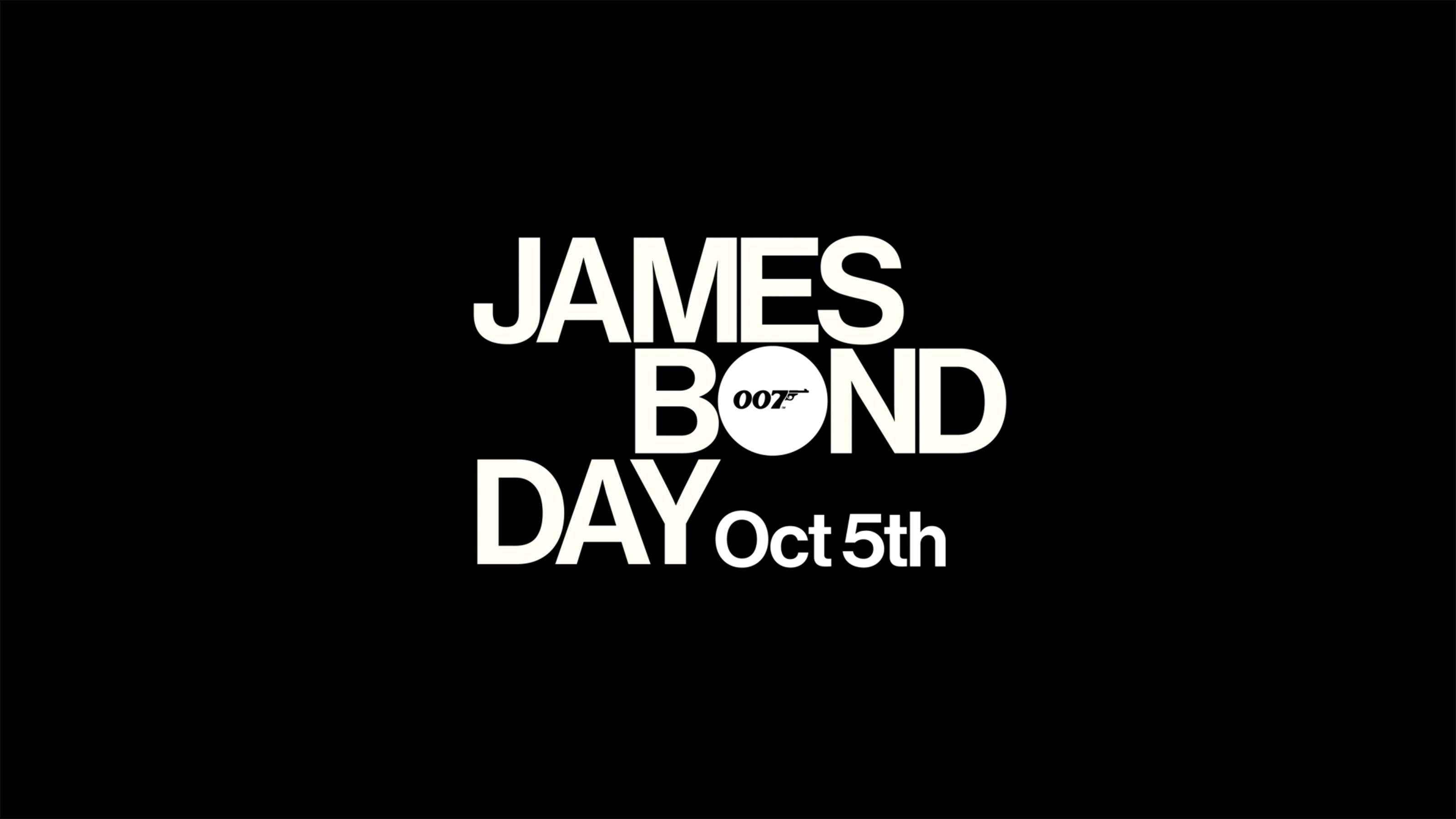 James Bond Day October 5th