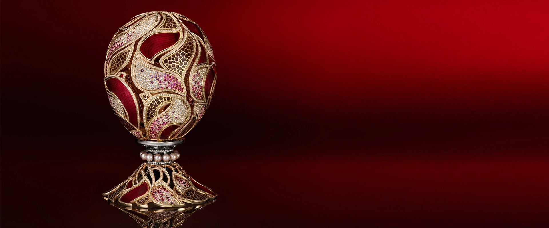 INTRODUCING THE FABERGÉ X GEMFIELDS MALAIKA EGG