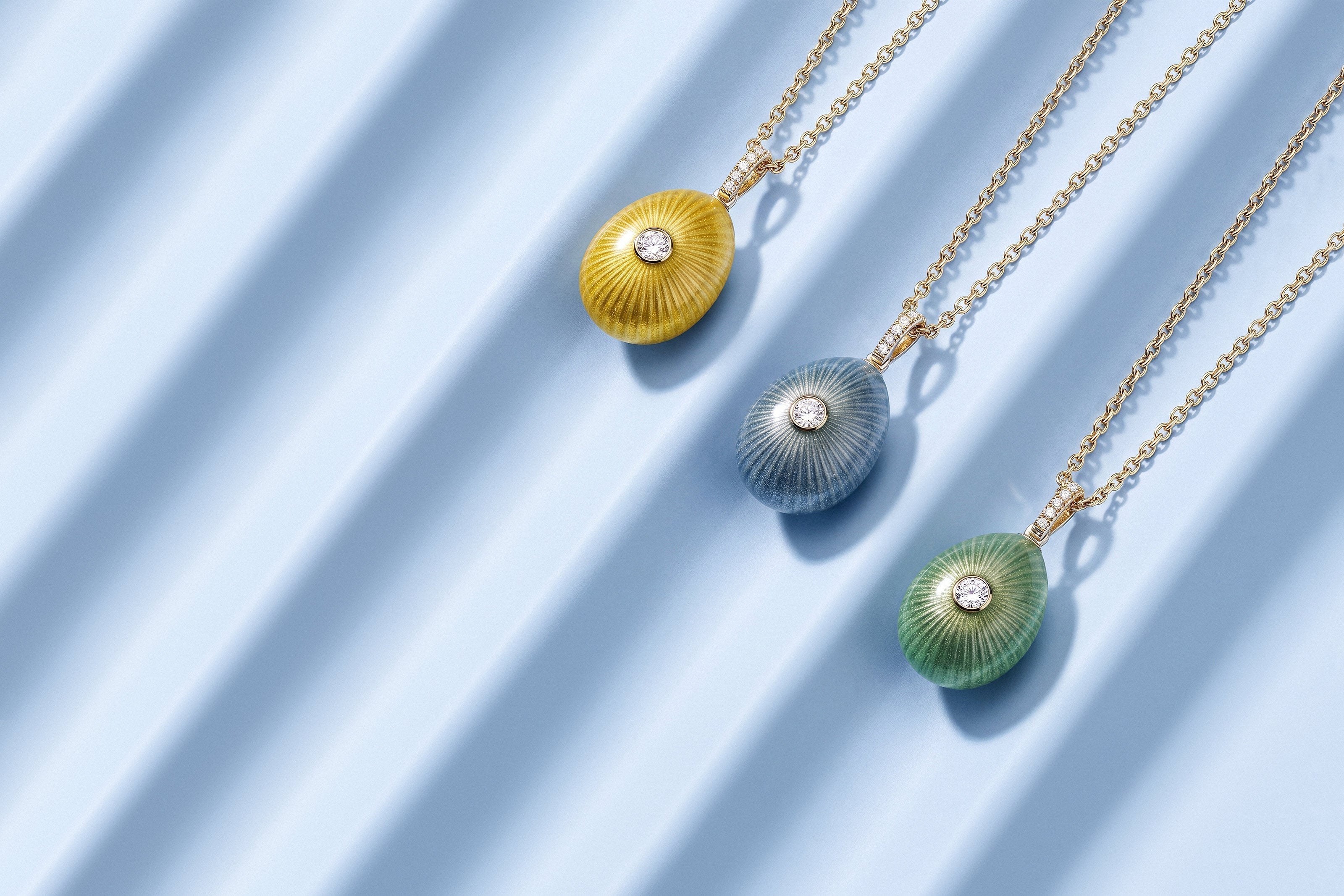 Fabergé Unveils the Forever Sunburst Egg Pendant