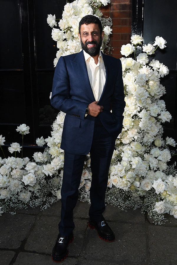 Adeel Akhtar Wears Fabergé at the Vogue & Netflix Party 2023
