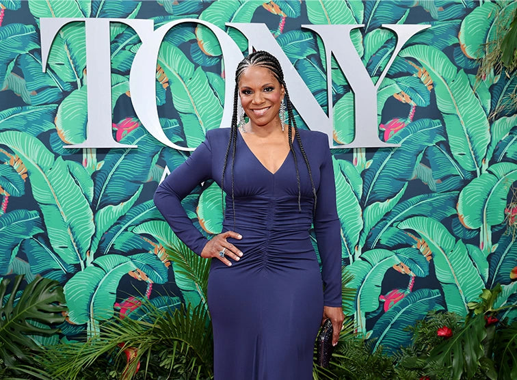 Audra McDonald Wears Fabergé To The 76th Annual Tony Awards