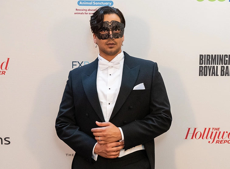 NATHANIEL CURTIS WEARS FABERGÉ TO THE FEATHERS ANIMAL BALL