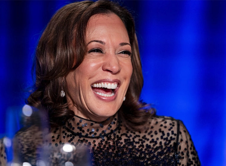 US Vice President Kamala Harris wears Fabergé