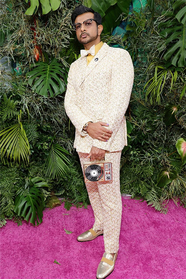 Utkarsh Ambudkar Wears Fabergé To The 76th Annual Tony Awards