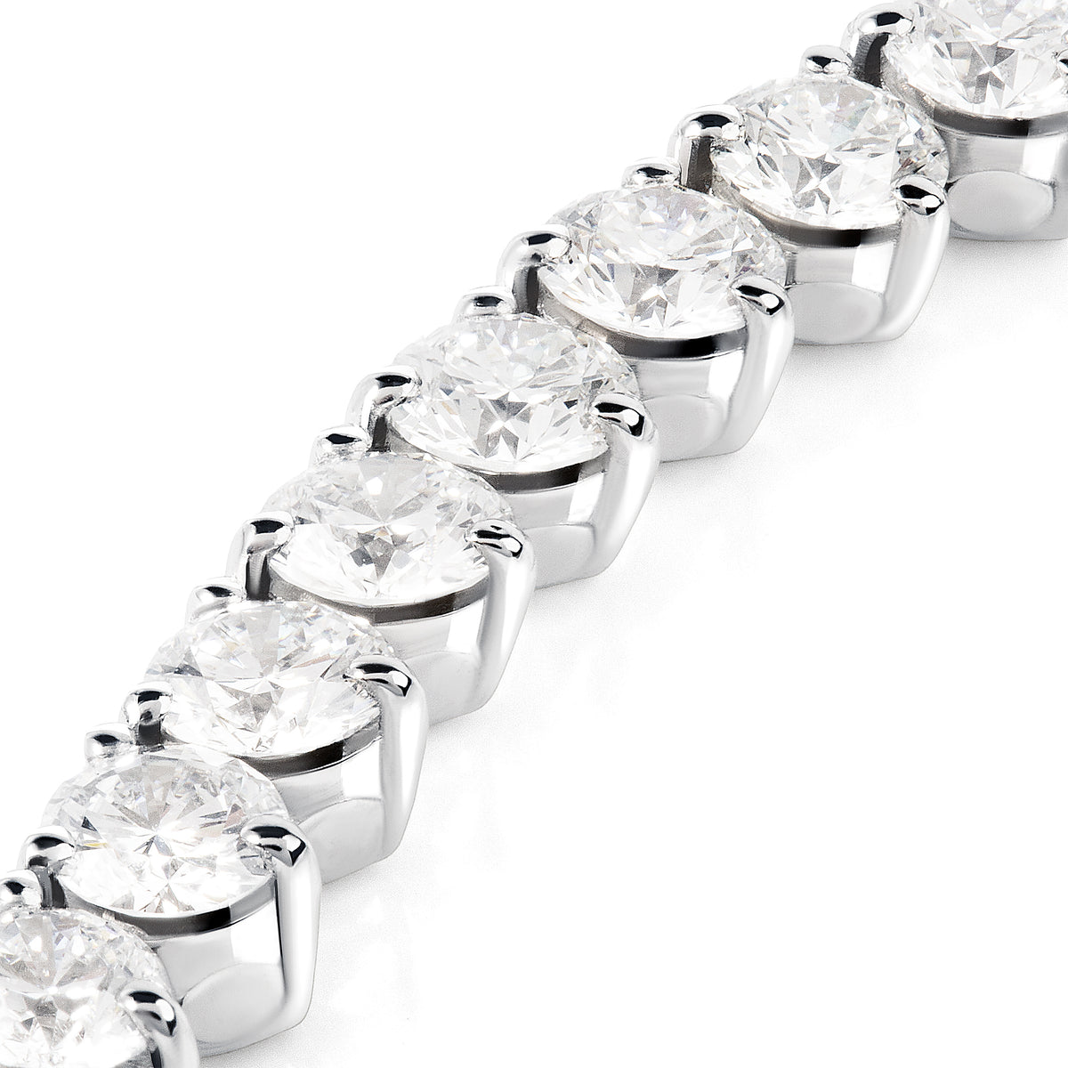Faberge Diamond Tennis Bracelet Closeup Image