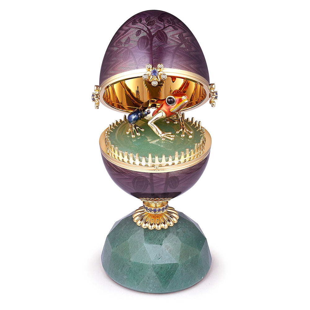 Fabergé Heritage Limited-Edition Amazon Egg Objet with Poison Dart Frog Surprise