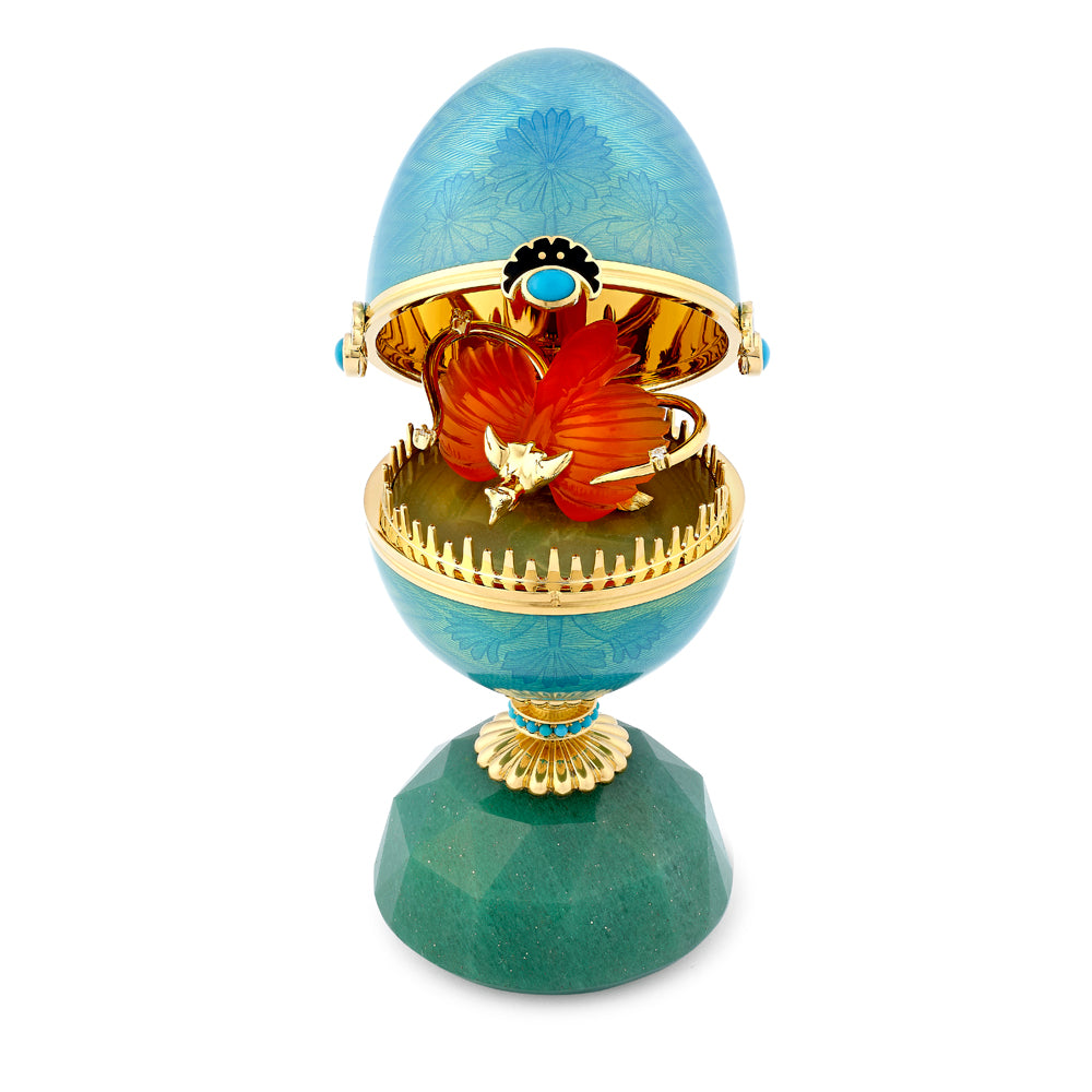 Faberg Heritage Limited-Edition Australasia Egg Objet with Bird of Paradise Surprise