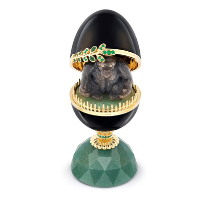 Fabergé Heritage Limited-Edition Congo Egg Objet with Gorilla Surprise