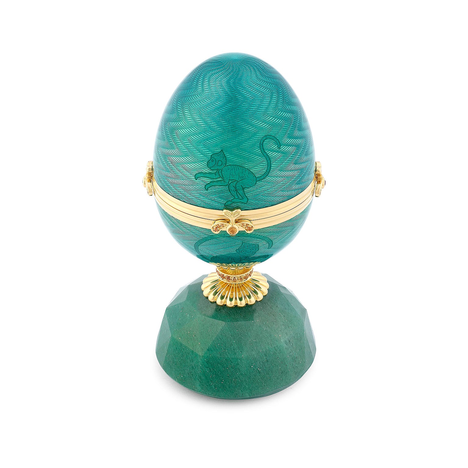 Fabergé Heritage Limited-Edition Indo-Burma Egg Objet with Saola Surprise 2