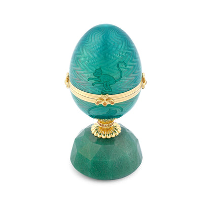 Fabergé Heritage Limited-Edition Indo-Burma Egg Objet with Saola Surprise