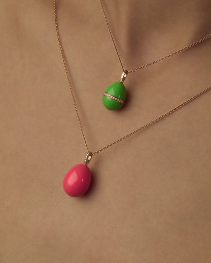Neon Egg Pendants