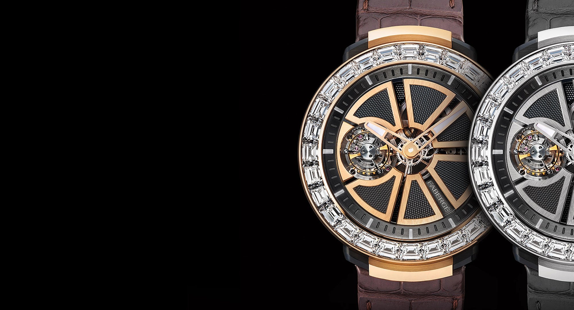 The Visionnaire Diamond Baguette Bezel Watch FABERGE