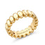 Cosmic Curve Yellow Gold Eternity Ring