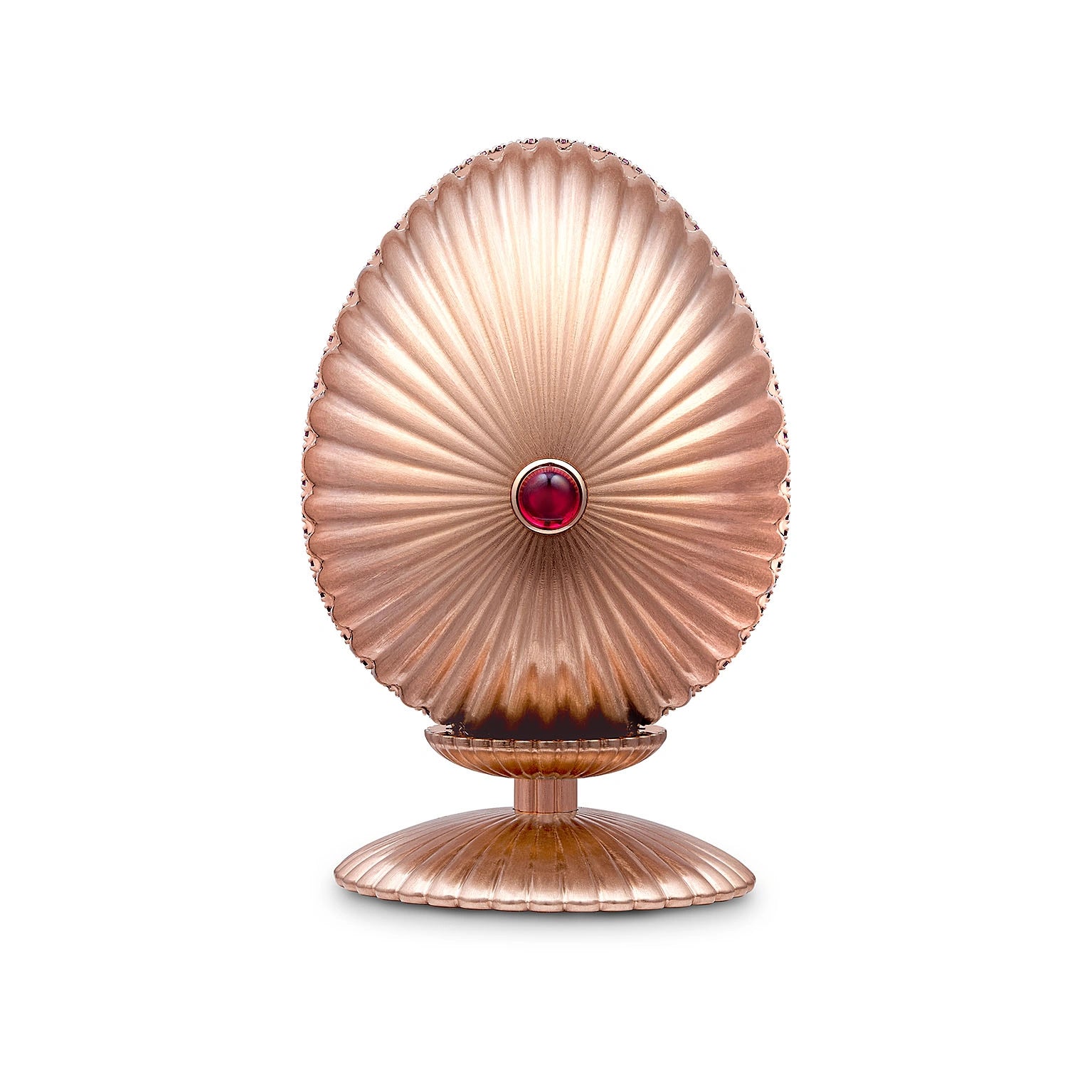 Rose Gold and Ruby ‘180’ Mini Fluted Limited-Edition Egg Objet | Fabergé