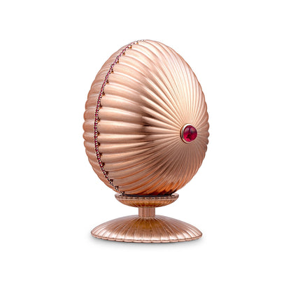 Rose Gold and Ruby ‘180’ Mini Fluted Limited-Edition Egg Objet | Fabergé