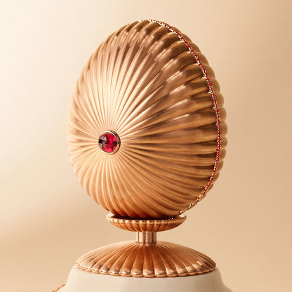 Rose Gold and Ruby ‘180’ Mini Fluted Limited-Edition Egg Objet | Fabergé