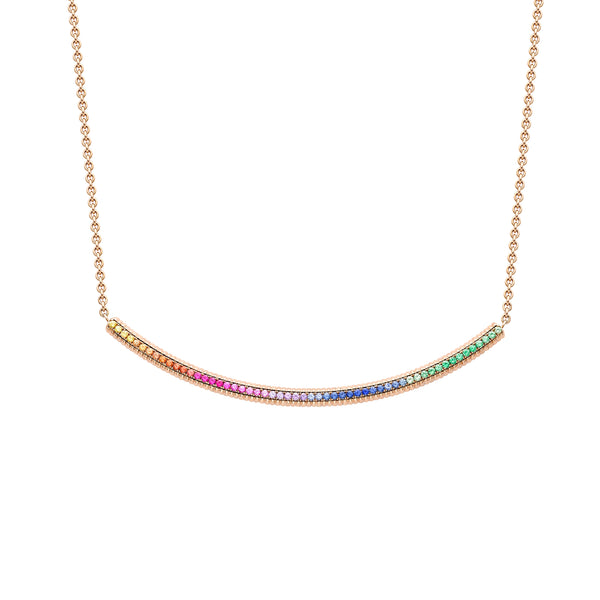 ☆Hei☆ rose spinel choker necklace HE23FANFW536BKFR colours-of-love-rose-gold-