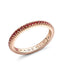 Fabergé Colours of Love Rose Gold Ruby Fluted Ring