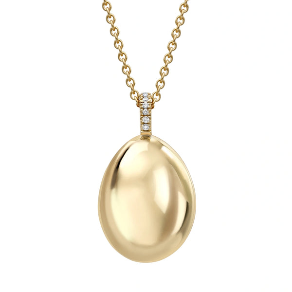 Pendentif œuf Fabergé Style En Argent Plaqué Or - Émaillé Et Strass - Neuf Avec étiquette