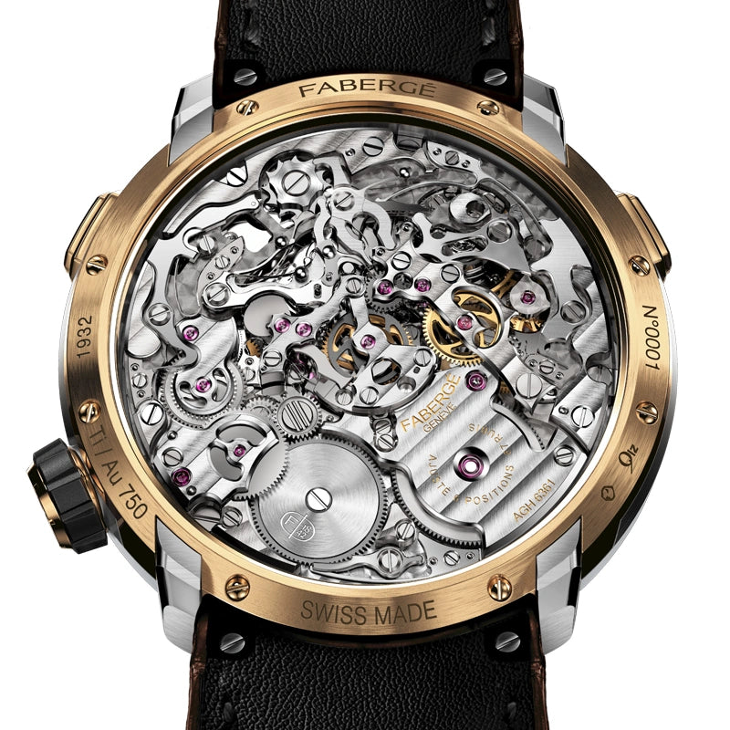 Fabergé Visionnaire Chronograph Watch in Rose Gold 2