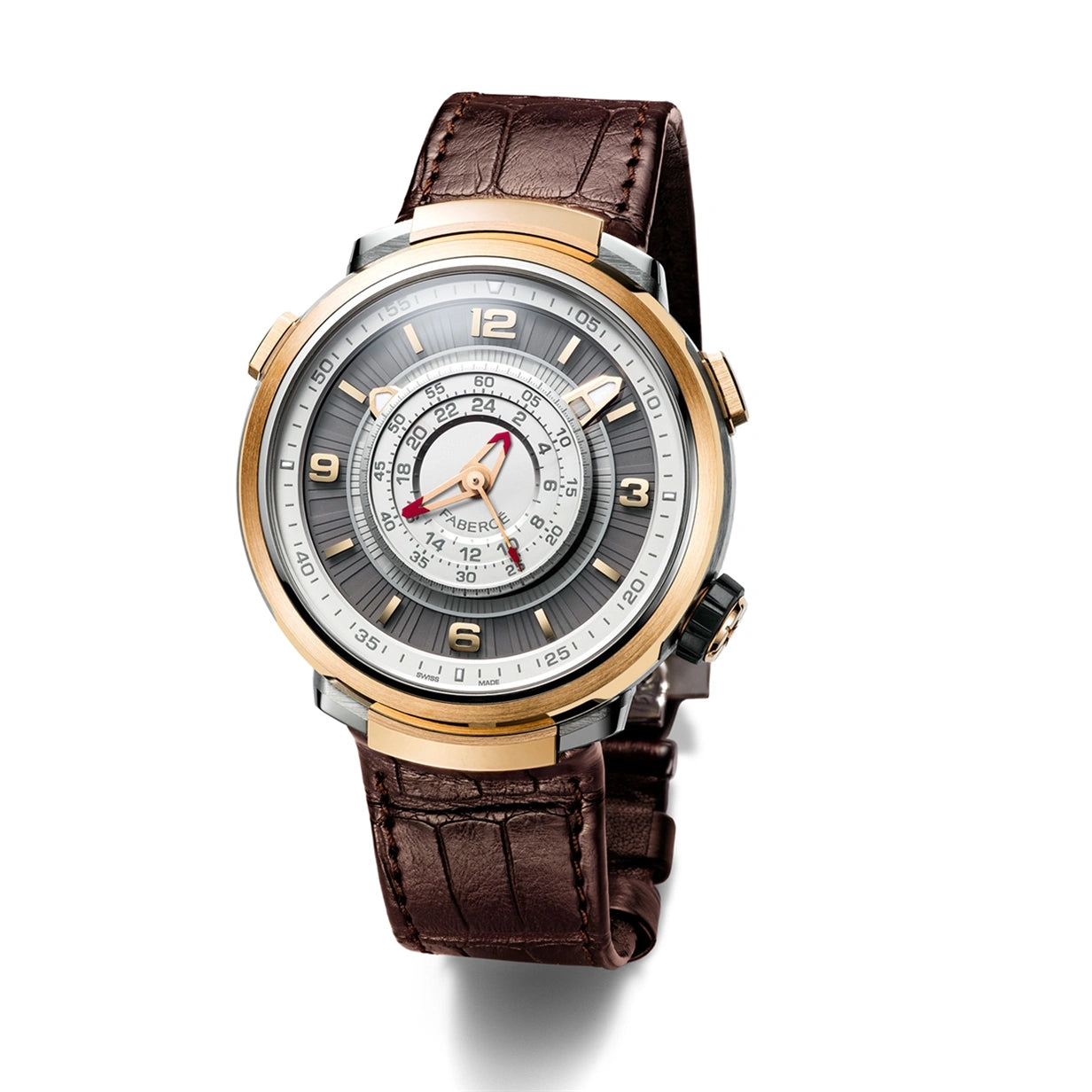 Fabergé Visionnaire Chronograph Watch in Rose Gold