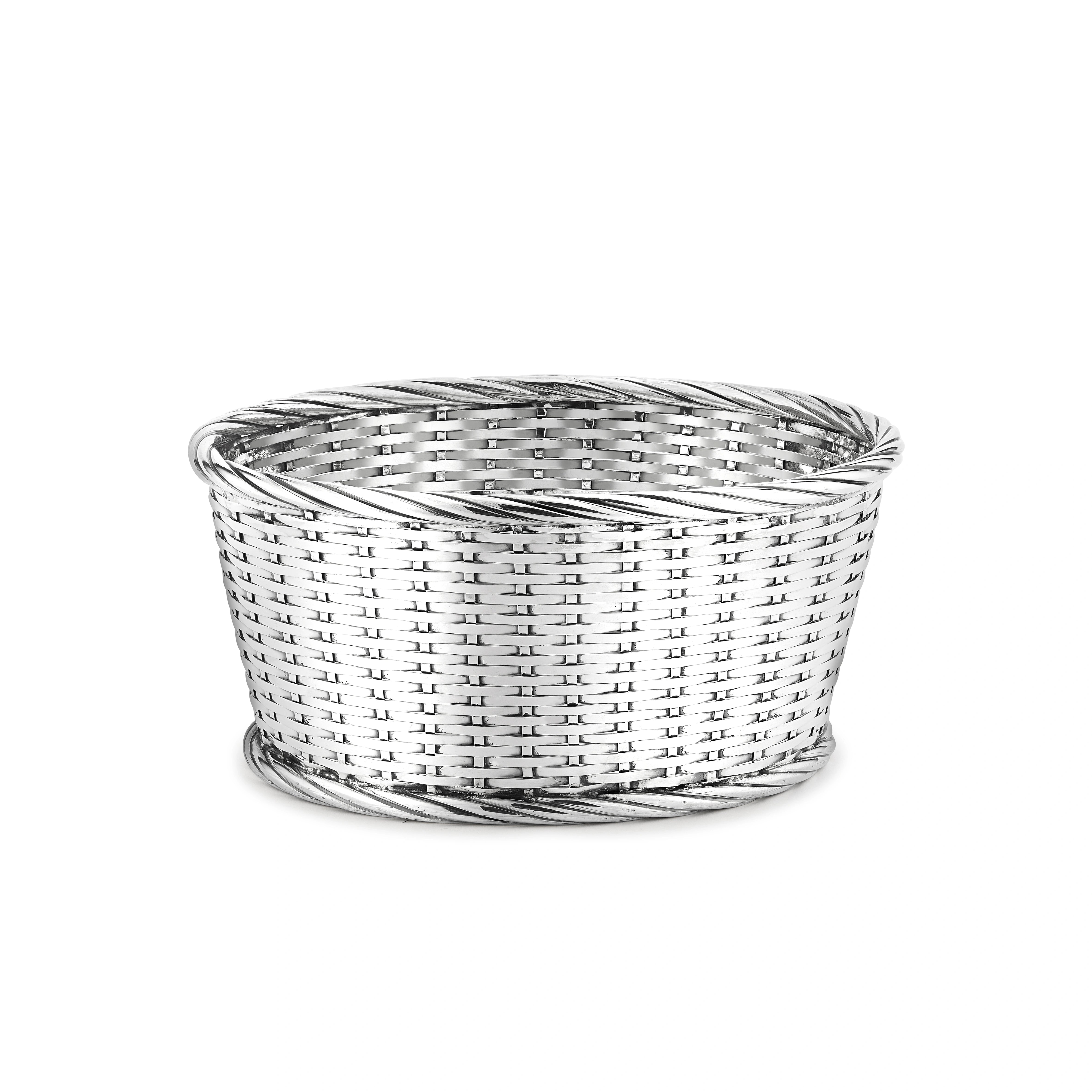 Sterling Silver Braided Basket | Fabergé